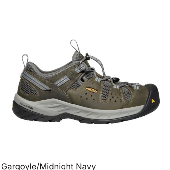 KEEN Atlanta Cool II ESD Steel Toe Work Utility Shoes - Picture 1 of 14